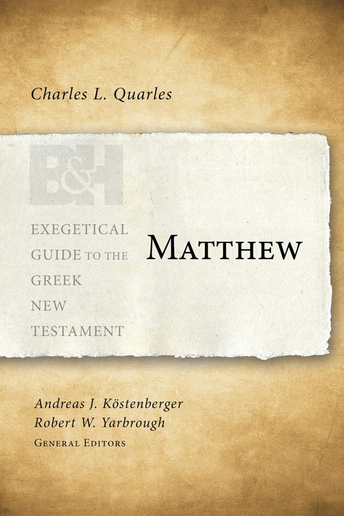 Matthew (Exegetical Guide to the Greek New Testament)